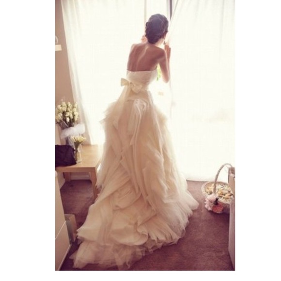 Vera Wang | Dresses | Vera Wang Diana Luxury Designer Wedding ...